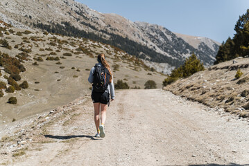 Hiking In The Mountains