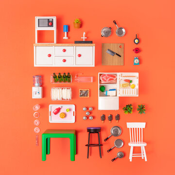 Dollhouse inventory / orange