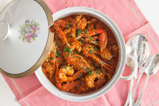 Shrimp and crab soup.