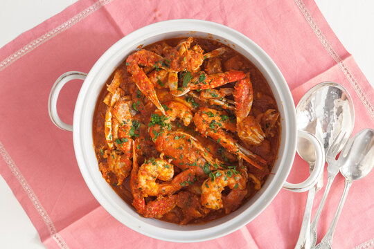 Shrimp and crab soup.