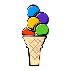 Ice Cream Cone Icon