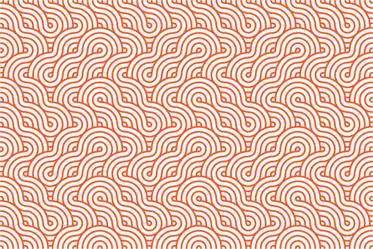 seamless pattern with red hearts