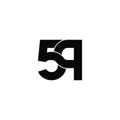 5p initial letter monogram logo design