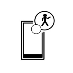 key and keyhole vector icon