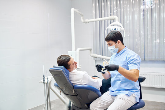 Dentist consultation at the clinic