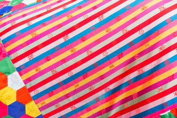 Colorful pattern quilt