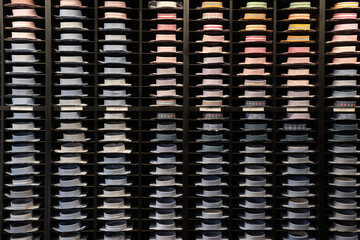 Many Shirts On The Shelfs