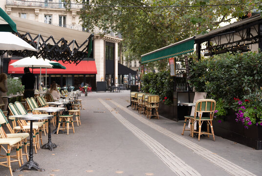 Outdoor Cafe In Paris