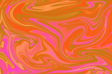 Liquid abstract background with grainy texture and neon blurred aesthetics