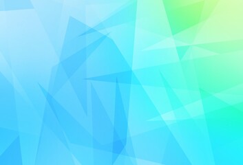 Light Blue, Green vector texture with triangular style.