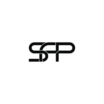 sfp initial letter monogram logo design