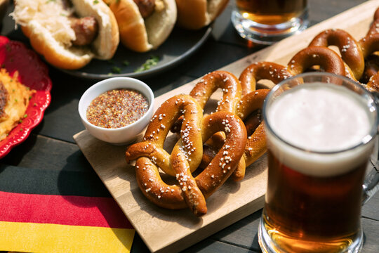 Focus On Oktoberfest Pretzels