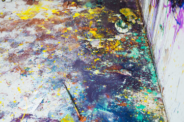 Graffiti on the ground