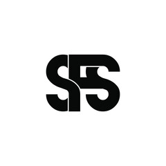 sfs initial letter monogram logo design