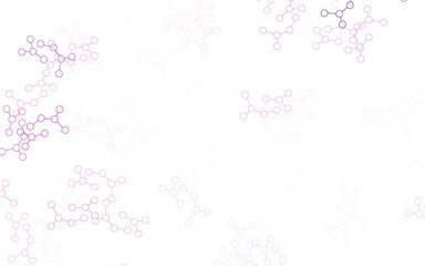 Light Pink, Red vector texture with artificial intelligence concept.