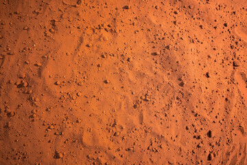Mars surface red sand