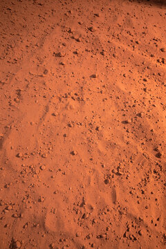 Mars surface red sand