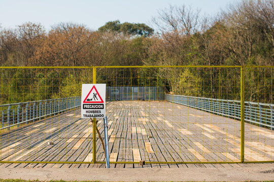 Blocked out bridge