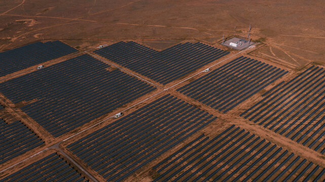 solar panels pattern