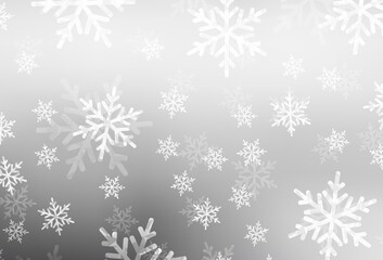Light Gray vector background in Xmas style.