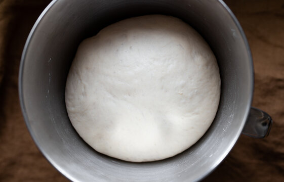 Rising Dough Ready For Baking