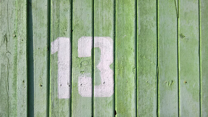 Rustic style green wooden background. Background texture of an old tree. Abstract background in...