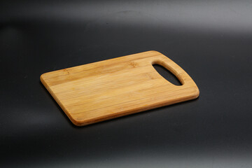 Wooden board for kitchen isolated