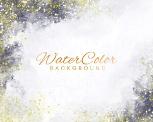 Abstract colorful watercolor for background.