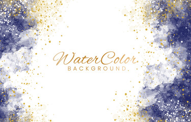 Abstract colorful watercolor for background.