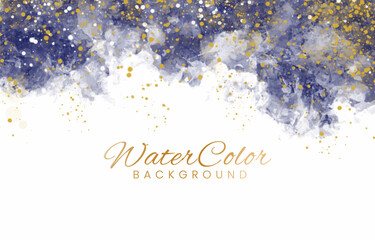 Abstract colorful watercolor for background.