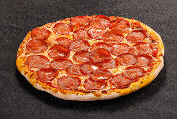 Italian traditional Pizza with pepperoni