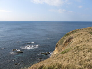 神奈川県立城ヶ島公園の第二展望台からの眺め（西側　太平洋）　View from No.2 Lookout Point in Jogashima Park