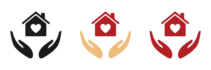 Love for home. A set of illustrations.