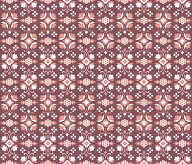 Japanese Pretty Flower Motif Vector Seamless Pattern