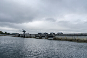 Obraz premium Zapora w Solinie - Bieszczady 