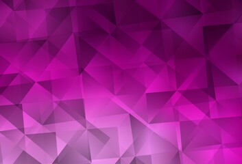Light Pink vector abstract polygonal background.