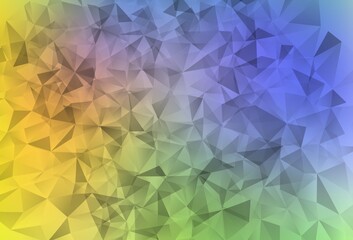 Obraz premium Light Multicolor vector low poly texture.