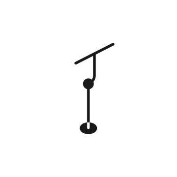 Isolated black icon of ski lift on white background. Silhouette of poma lift. Logo flat design. Winter mountain sport.