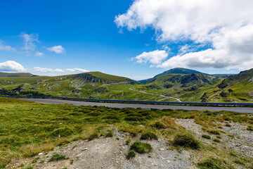 The road Transalpinain the Carpathian Mountains of Romania	
