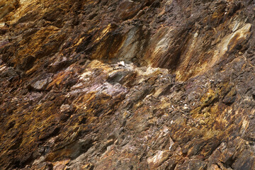 The geological structure shale sedimentary rock.