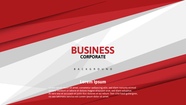 abstract business red and gray background, vector illustration
