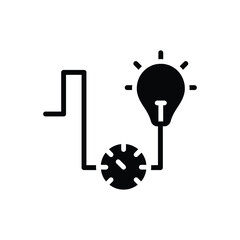 Black solid icon for consumption