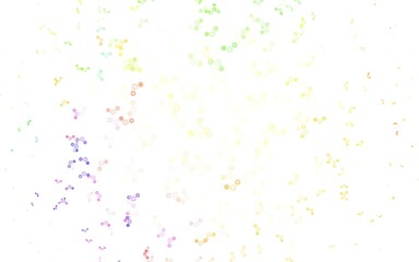 Light Multicolor vector backdrop with dots.