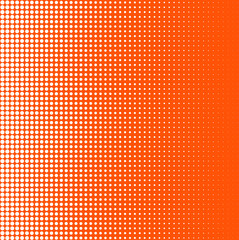 orange background with dots