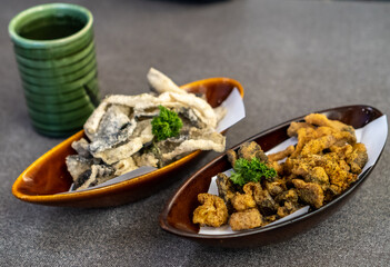 Crispy Fried Fish Skin with Seasoning