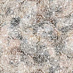 Seamless neutral and white grungy classic abstract surface pattern design for print. High quality illustration. Monochrome earth colored design with white pattern design overlay. Repeat graphic swatch
