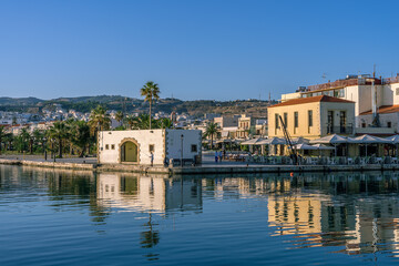 old venetian port in rethymno