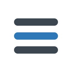 Obraz premium List menu icon