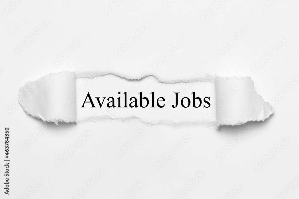 Poster Available Jobs