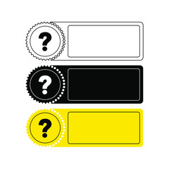 Obraz premium question mark in a box 